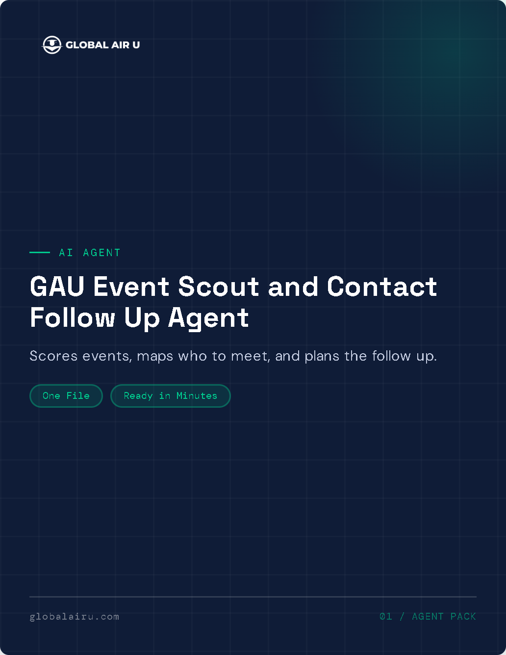GAU Event Scout and Contact Follow Up Agent cover