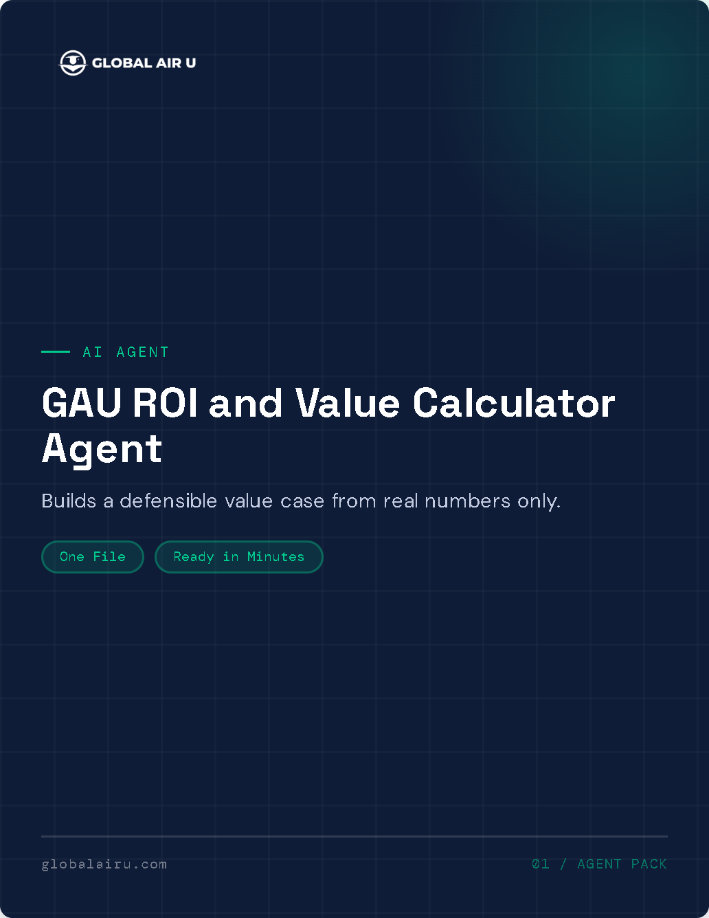 GAU ROI and Value Calculator Agent cover