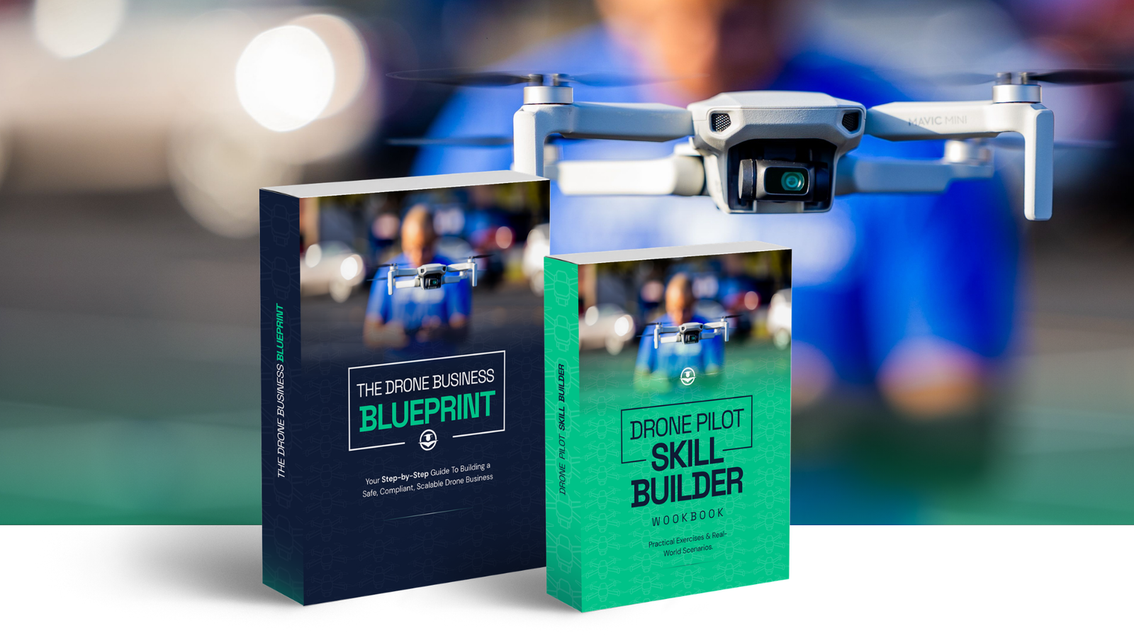 The Drone Business Blueprint mockup